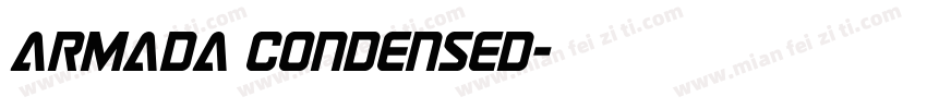 Armada Condensed字体转换